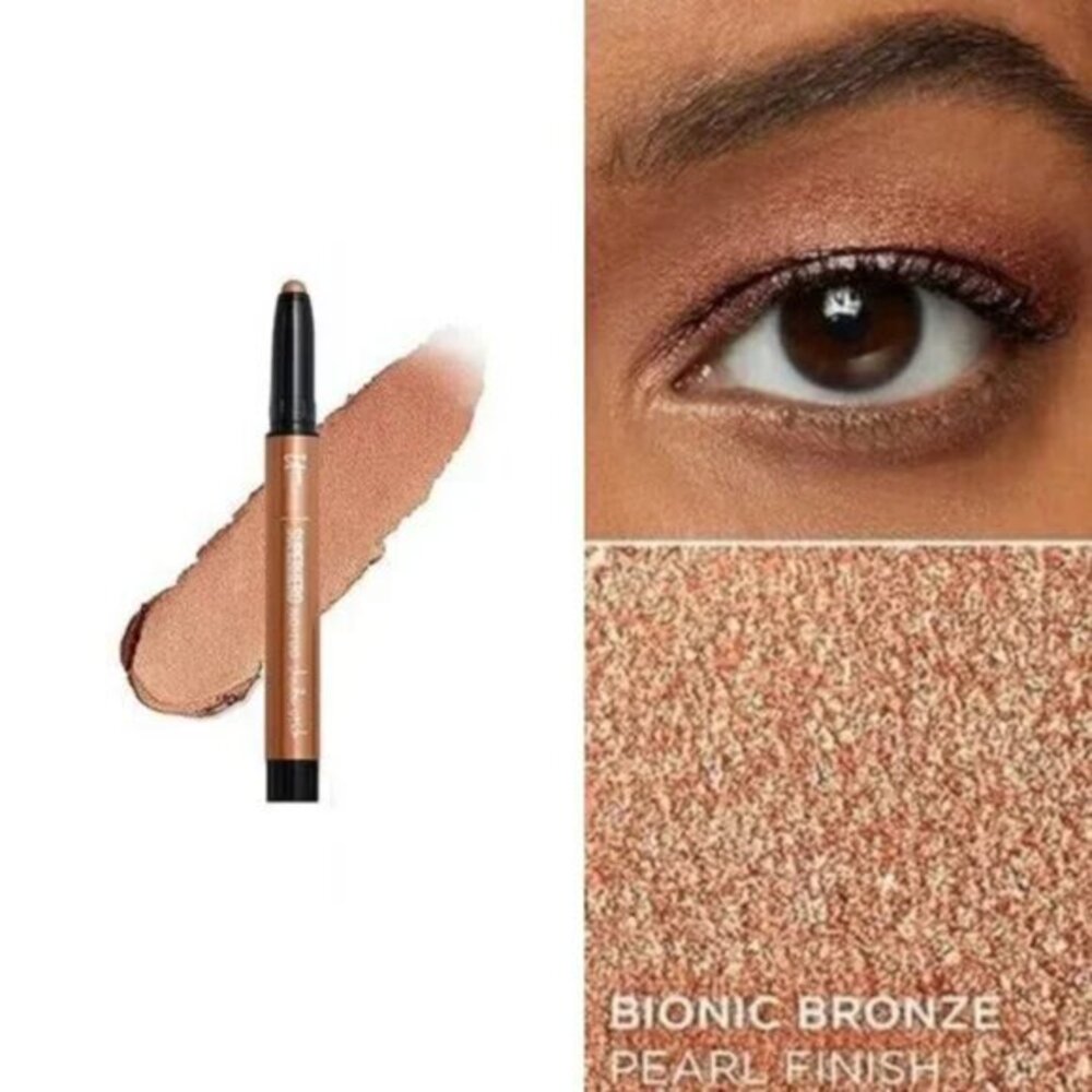 IT Cosmetics NEW Superhero No-Tug Longwear Eyeshadow Stick in Bionic Bronze